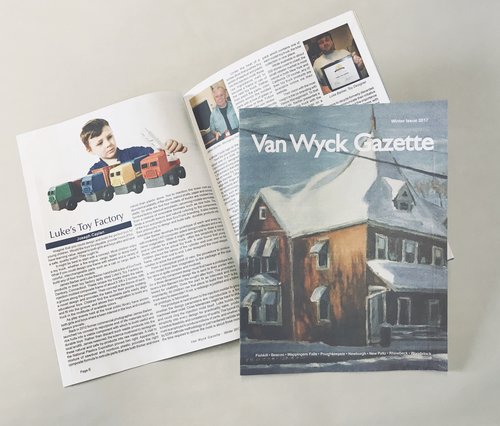 Luke's Toy Factory in Van Wyck Gazette
