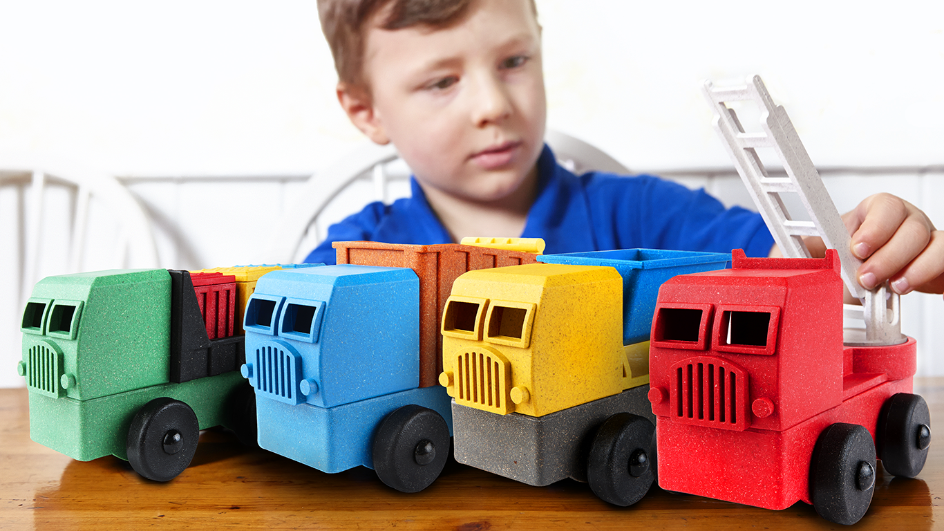 Preschool Play Truck Box Set - 4 Pack