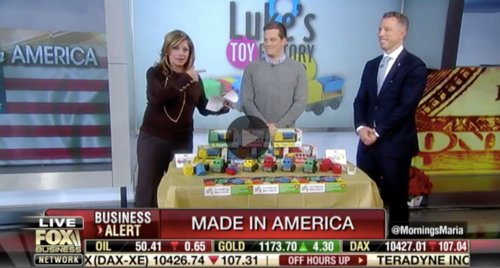 Fox Business News covers Luke's Toy Factory