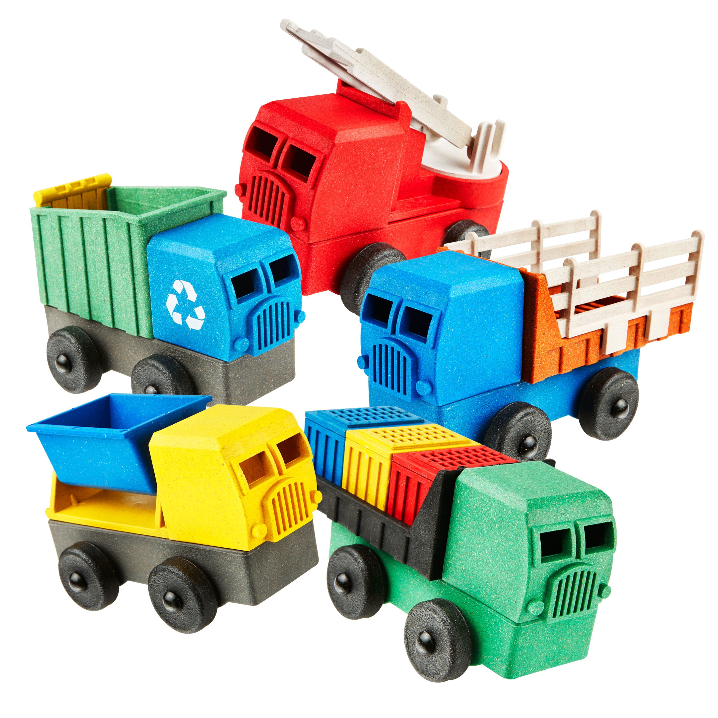 Toy Truck Set - 5 Pack | Luke's Big Box of Truck Toys