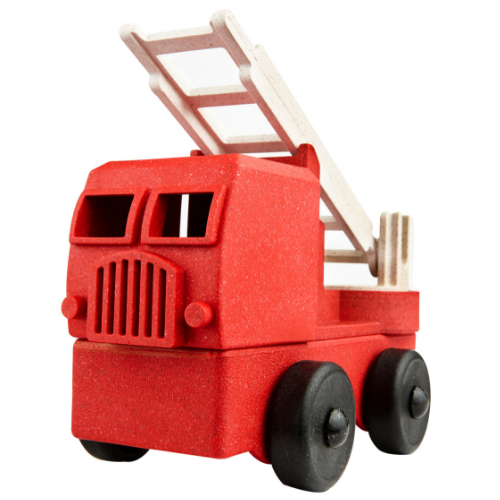 Luke's Toy Factory Fire truck toy truck made from sustainable materials