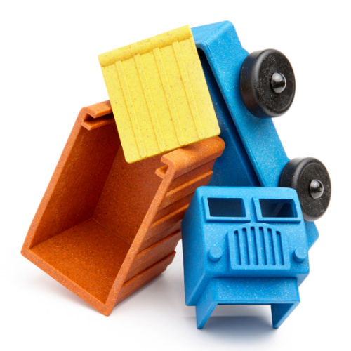 Luke's Toy Factory Toy Dump Truck puzzle pieces